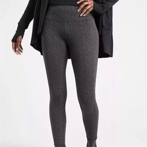 Athleta Delancey Textured Leggings NWT size S